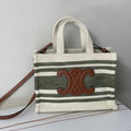 TRIPHOME 29 FABRIC WHITE BLACK WITH BROWN LOGO