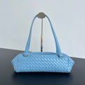 SHOULDER BAG 37 IN SKY BLUE LAMBSKIN