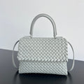 PATTI SHOULDER BAG 26 IN RHINO GRAY LAMBSKIN