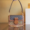 LV DAUPHINE MM 25 MONOGRAM CANVAS