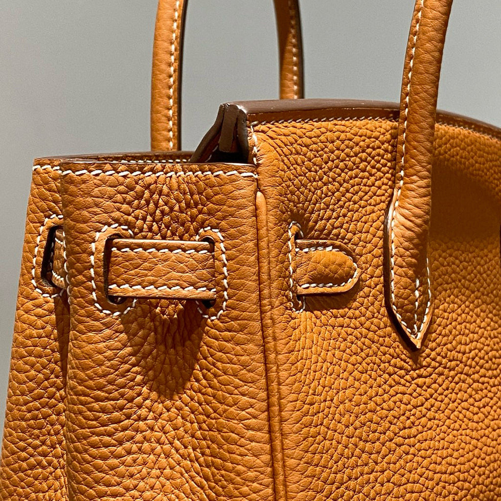 HM BIRKIN 20CM BAG BROWN TOGO LEATHER GOLD HARDWARE