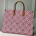 LV SINCE 1854 ONTHEGO GM BORDEAUX RED TEXTILE