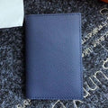 HERM MC¬≤ Euclide Card Holder In Sapphire Epsom Leather