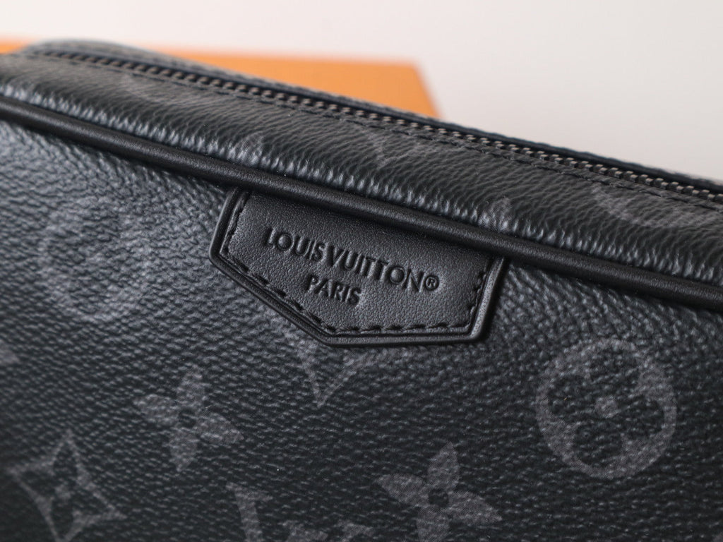 TROCADERO BAG 20 IN BLACK MONOGRAM ECLIPSE CANVAS